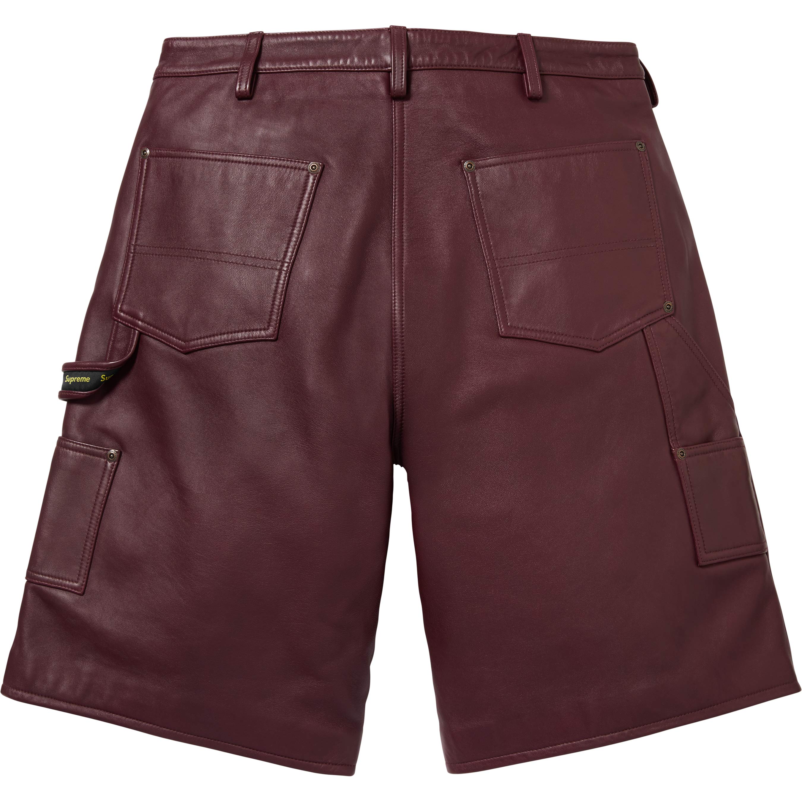 Leather Double Knee Painter Short view 5